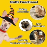 4-Pack Anti-Slip Dog Socks, Prevent Licking and Biting of Hard Wooden Floors, Strong Grip, Paw Protection, Anti-Scratch, Double- - Image 5