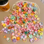 Pet Hair Accessory Set, Cute Designs of Flowers, Bows, Fruits, and Small Animals, Headbands and Hairbands Suitable for Dogs and Cats (Hair Accessories Only, Random Styles and Colors) - Image 4