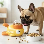 Dog 2-in-1 Interactive Toy Pet Automatic Food Treat Dispenser Cartoon Duck Design Slow Food Pet Snack Feeder for Dog Training - Image 6