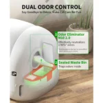 PuraMax 2 Automatic Self-Cleaning Cat Litter Box, App Control Automatic Litter Box with Safety Sensors, Odor Free &, Customized - Image 5