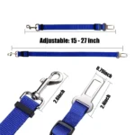 Pet Dog Cat Car Seat Dog Car Seat Belt Safety Protector Travel Pets Accessories Dog Leash Collar Breakaway Solid Car Harness - Image 4