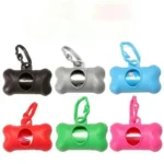 1/2/3/4/10pcs Bone Shaped Pet Garbage Bag Dispenser for Dogs Carrying Cleaning Supplies When Going Out - Image 3