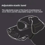 Pet Adjustable Dog Goggles Sunglasses Anti-UV Sun Glasses Eye Wear Protection Black Widely Used Dog Sunglasses Pet Dog Supplies - Image 6