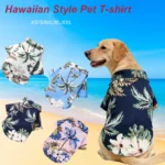 Hawaiian Style Pet Dog Clothe Summer SandBeach Dog Shirts for Small Medium Dogs Puppy Cat Clothing Ropa Perro Pug French Bulldog - Image 2